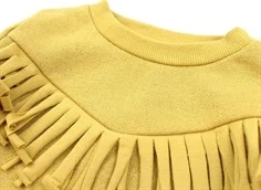 Petit by Sofie Schnoor sweatshirt Metine yellow glitter